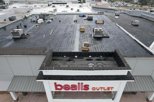 Bealls Outlet Before Commercial Reroofing in Tamarac, FL