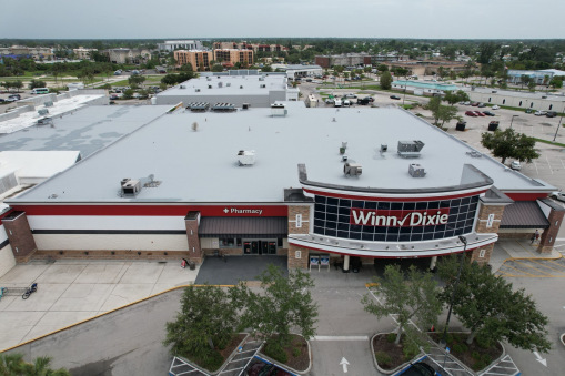 Winn Dixie After Commercial Flat Roofing in Fort Lauderdale, FL