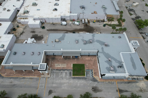 A Dermatology Center's Building After Commercial Roofing Restoration in Tamarac, FL