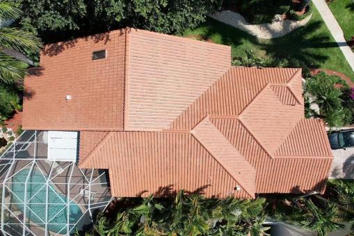 Roof Tiles Installed by Commercial Roofing Contractor in Plantation, FL