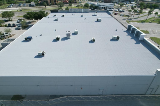 Commercial Building After Commercial Roof Restoration in Fort Lauderdale, FL