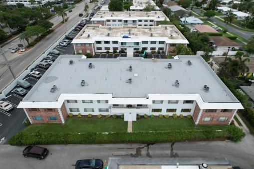 Apartment Complex in Fort Lauderdale, FL After Commercial Roof Restoration