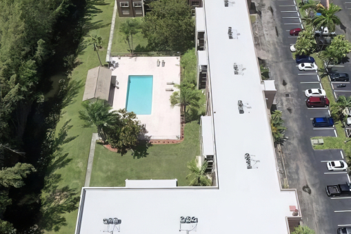 Completed Commercial Roof Installation on Condominium in Plantation, FL
