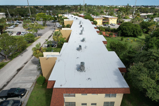 Lauderdale Oaks Condo Complex Completed Commercial Reroofing in Lauderdale Lakes, FL
