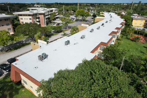 Lauderdale Oaks Condo Complex Completed Commercial Reroofing in Lauderdale Lakes, FL