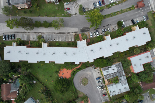 Lauderdale Oaks Condo Complex Completed Commercial Reroofing in Lauderdale Lakes, FL