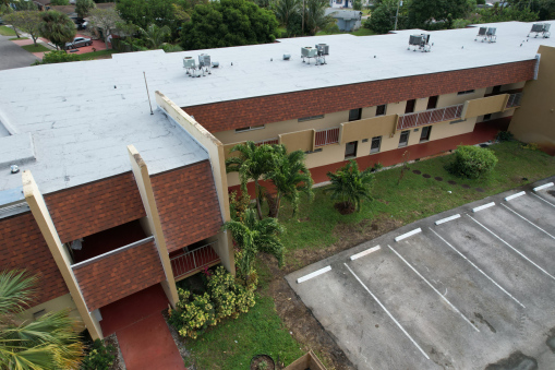 Lauderdale Oaks Condo Complex Completed Commercial Reroofing in Lauderdale Lakes, FL