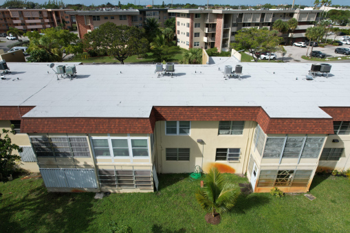 Lauderdale Oaks Condo Complex Completed Commercial Reroofing in Lauderdale Lakes, FL