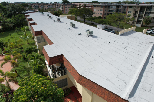 Lauderdale Oaks Condo Complex Completed Commercial Reroofing in Lauderdale Lakes, FL