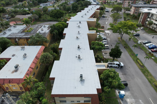 Lauderdale Oaks Condo Complex Completed Commercial Reroofing in Lauderdale Lakes, FL