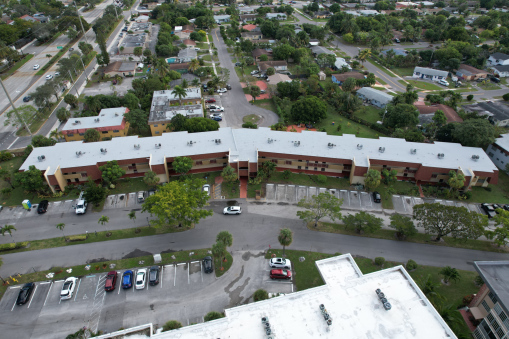 Lauderdale Oaks Condo Complex Completed Commercial Reroofing in Lauderdale Lakes, FL