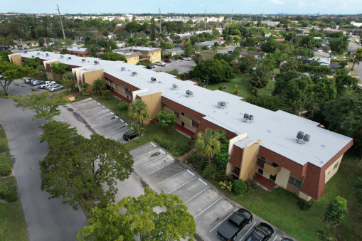Lauderdale Oaks Condo Complex Completed Commercial Reroofing in Lauderdale Lakes, FL