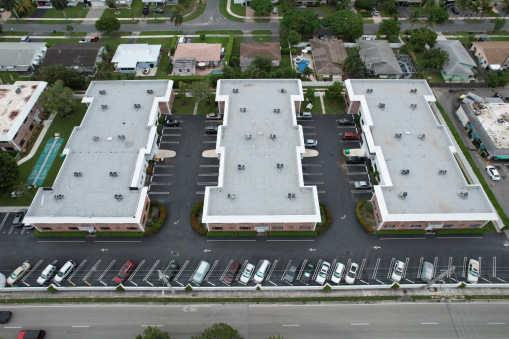 Virginian Apartment Complex During Commercial Reroofing in Fort Lauderdale, FL