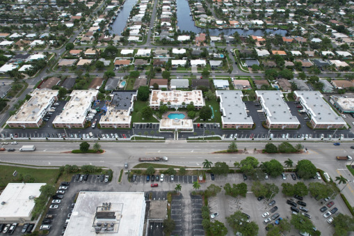 Virginian Apartment Complex During Commercial Reroofing in Fort Lauderdale, FL