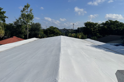 Commercial Flat Roofing on St. Gregory in Plantation, FL