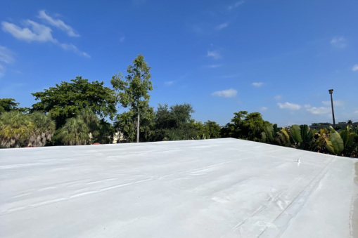 Commercial Flat Roofing on St. Gregory in Plantation, FL