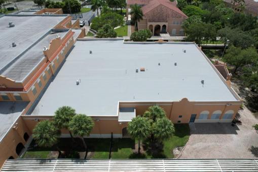 Commercial Flat Roofing on Building in Fort Lauderdale, FL