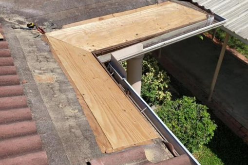Replaced Wood After Commercial Roof Repairs in Plantation, FL