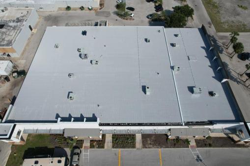 Commercial Building After Commercial Flat Roofing in Tamarac, FL